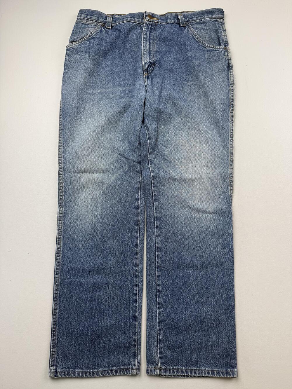 Big Ben Jeans Mens 36x30 Med Wash Denim Relaxed Straight Classic Casual Read